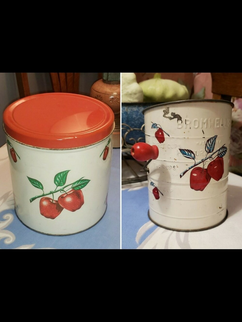 Vintage Decoware Apple Canister